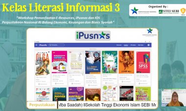 Perpustakaan STEI SEBI bekerjasama dengan Perpustakaan Nasional Republik Indonesia (Perpusnas RI) mengadakan kegiatan yang diberi nama Kelas Literasi Informasi #3