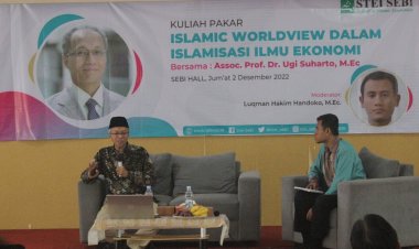 STEI SEBI Gelar Kuliah Pakar, Mahasiwa Diingatkan Kembali Pentingnya Islamic Worldview dalam Mempelajari Ilmu Ekonomi