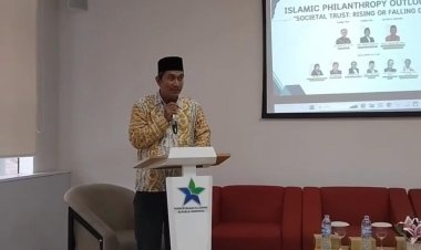 LAZNAS IZI Bersama STEI SEBI Selenggarakan Islamic Philanthropy Outlook 2024, Societal Trust: Raising or Falling Down?