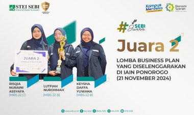 Juara 2 Business Plan Competition, IAIN Ponorogo, 21 November 2024