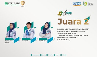Juara2, Lomba Karya Tulis Ilmiah, TEMILREG FoSSEI Jabodetabek, Univ Trilogi, 28 Juli 2024