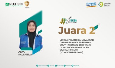 Juara 2, Lomba Pidato Bahasa Arab, Al-Hikmah Youth Festival, STAI Al Hikmah, 20 November 2024
