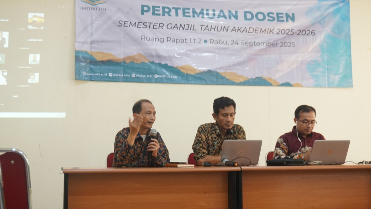 Institut SEBI Gelar Pertemuan Dosen Semester Ganjil 2025–2026, Bahas Inovasi Akademik dan Penguatan Riset