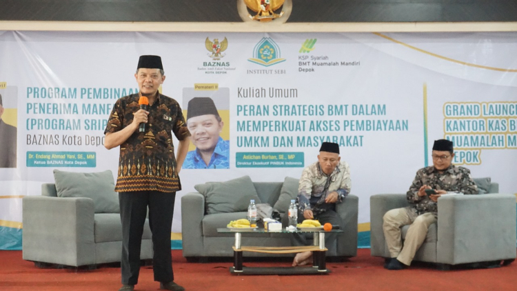 Prodi Perbankan Syariah Institut SEBI Menyelenggarakan Kuliah Tamu dengan menghadirkan Ketua PINBUK, Aslichan Burhan untuk Membahas Peran Strategis BMT dalam Memperkuat Akses Pembiayaan UMKM dan Masyarakat”