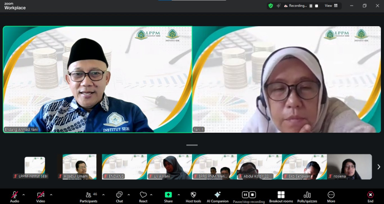 LPPM Institut SEBI melaksanakan Pelatihan Akuntansi Terapan “Kuasai Praktiknya, Pahami Laporannya”