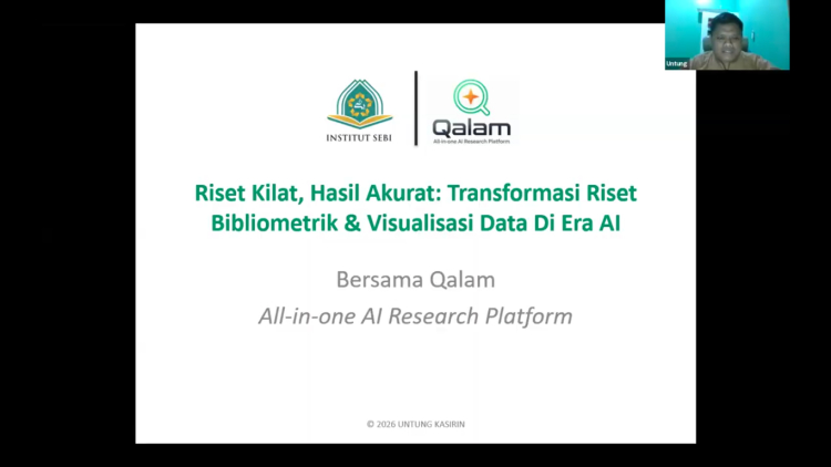 Pascasarjana Institut SEBI Gelar Webinar Transformasi Riset Bibliometrik Berbasis AI