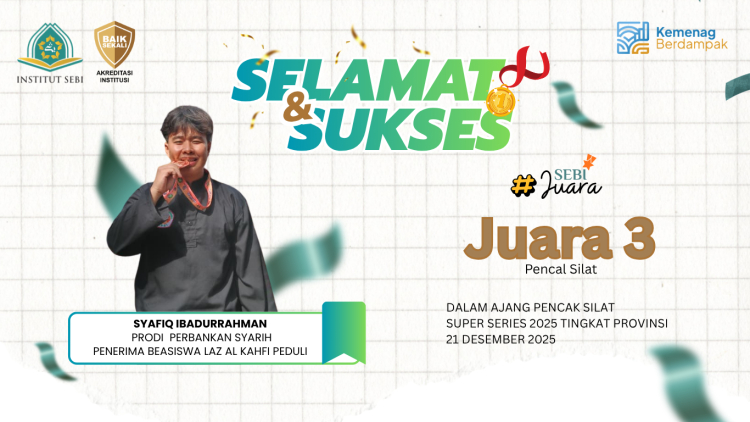Juara 3, Lomba PENCAK SILAT SUPER SERIES 2025 TINGKAT PROVINSI, 21 Desember 2025
