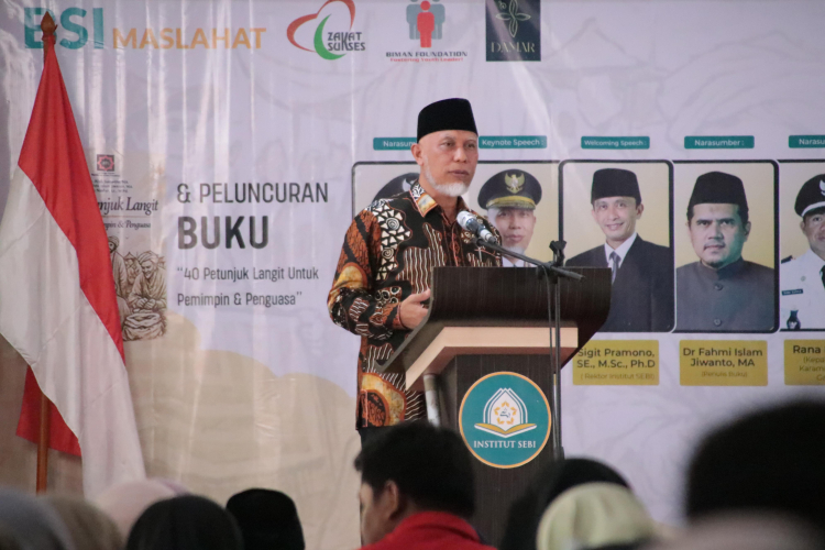 Bicara SDM di Institut SEBI Depok, Gubernur Sumatera Barat H. Mahyeldi Ansharullah Paparkan Strategi Pembangunan Daerah